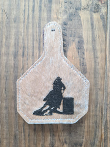 Rodeo Cowhide Charm