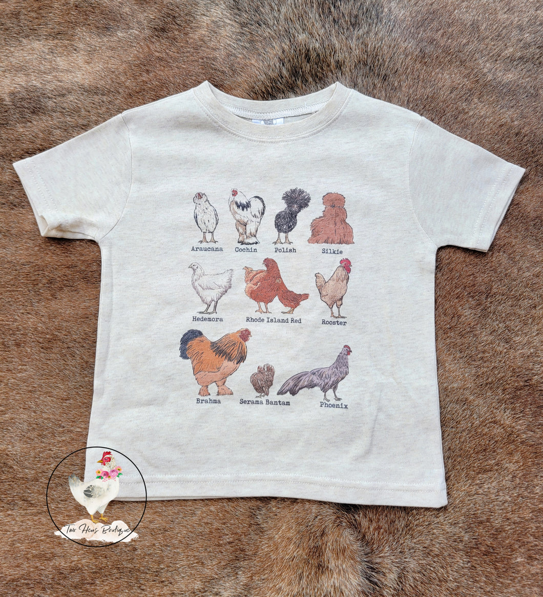 Chicken Breed Toddler/Youth Tee