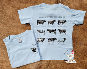 Home Is Where My Herd Is Toddler Tee