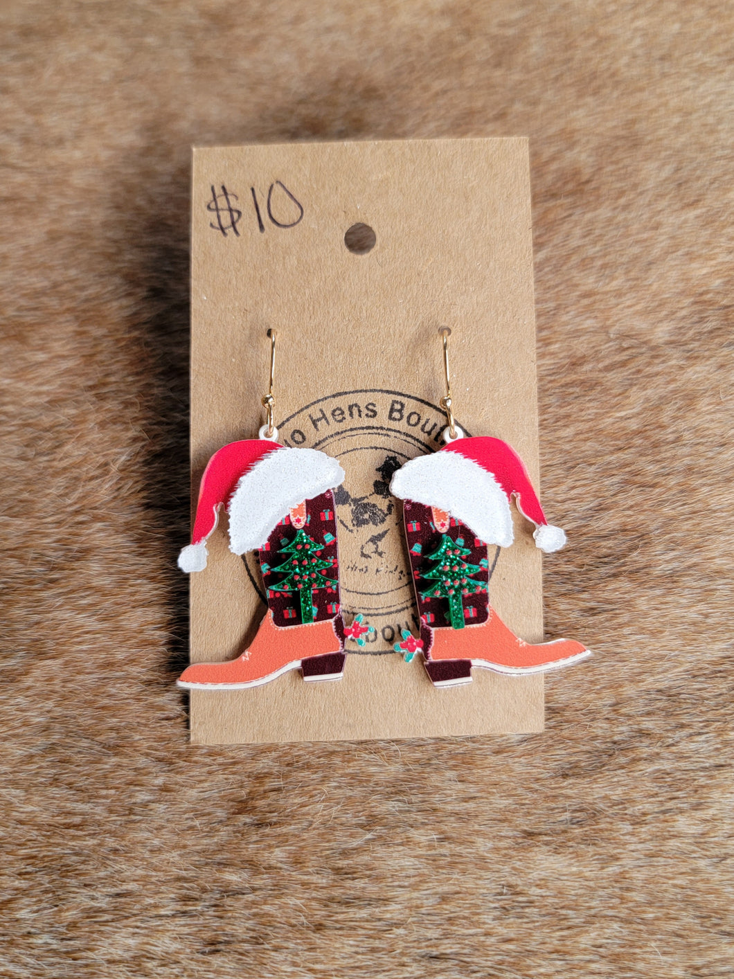 Christmas Boots Earrings