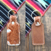 Load image into Gallery viewer, Cowhide Keychains
