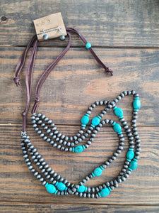 Navajo & Turquoise Layered Necklace