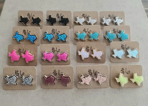Druzy Texas Stud Earrings