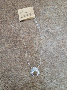 Jeweled Squash Blossom Necklace