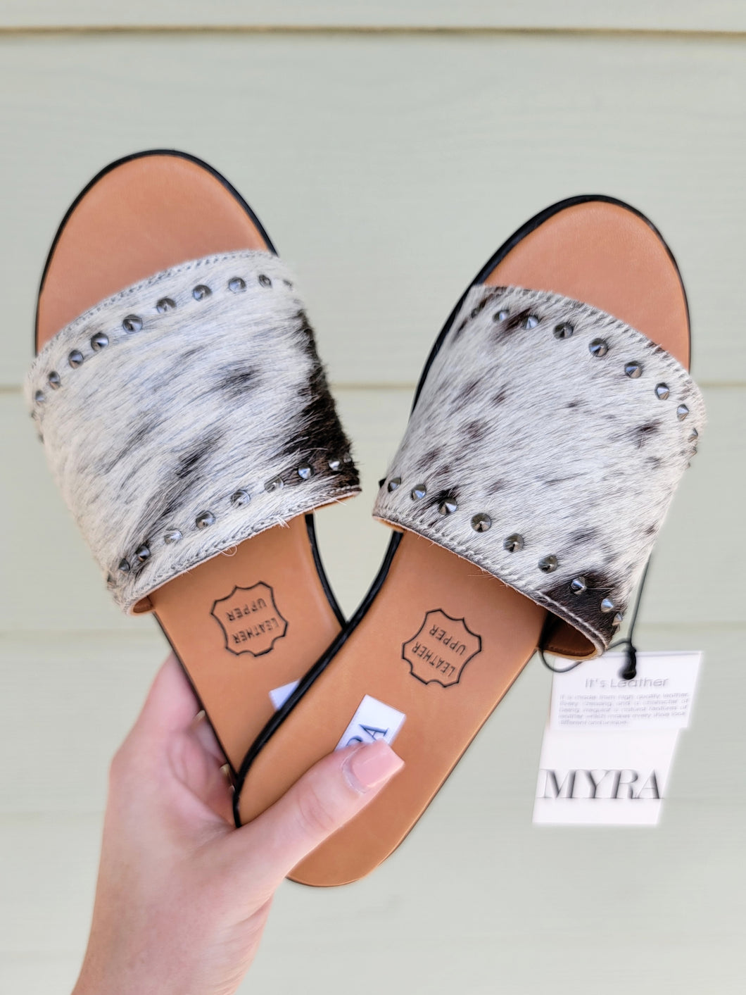 Dallas Hide Sandals Size 6