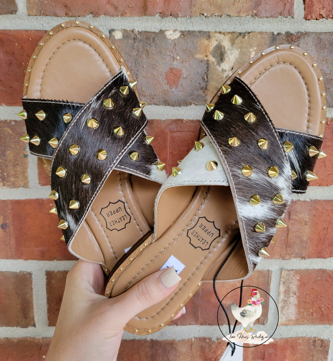 Houston Hide Sandals Size 8