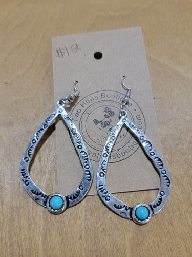 Silver Teardrop Earrings