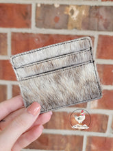 Load image into Gallery viewer, Mini Cowhide CC Wallet