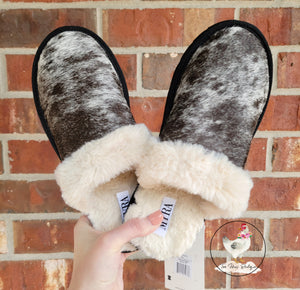 Homey Hide Slippers Size 7