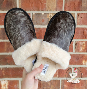 Homey Hide Slippers Size 8