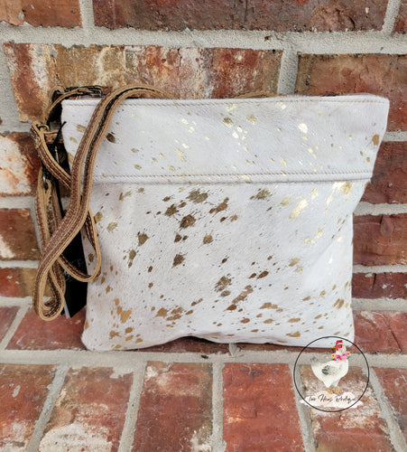 Small Gold Acid Wash Purse